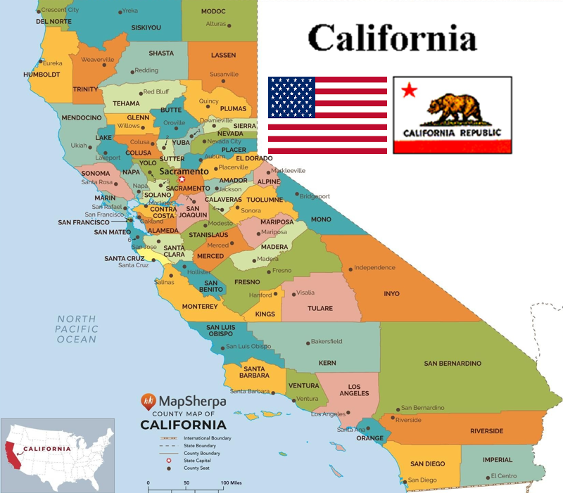 CA Clickable Map